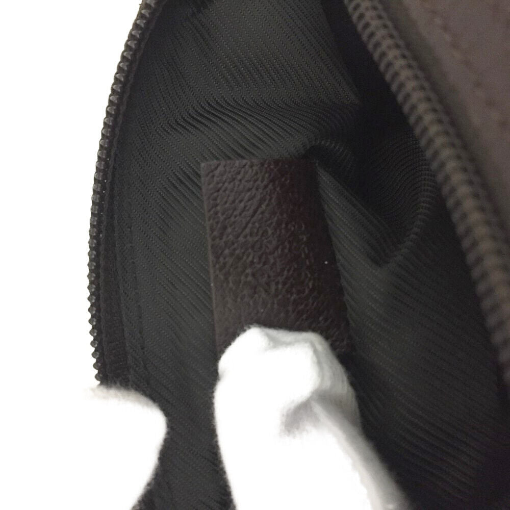 GUCCI Monogram Small Balthus Cosmetic Case Beige Ebony Cocoa