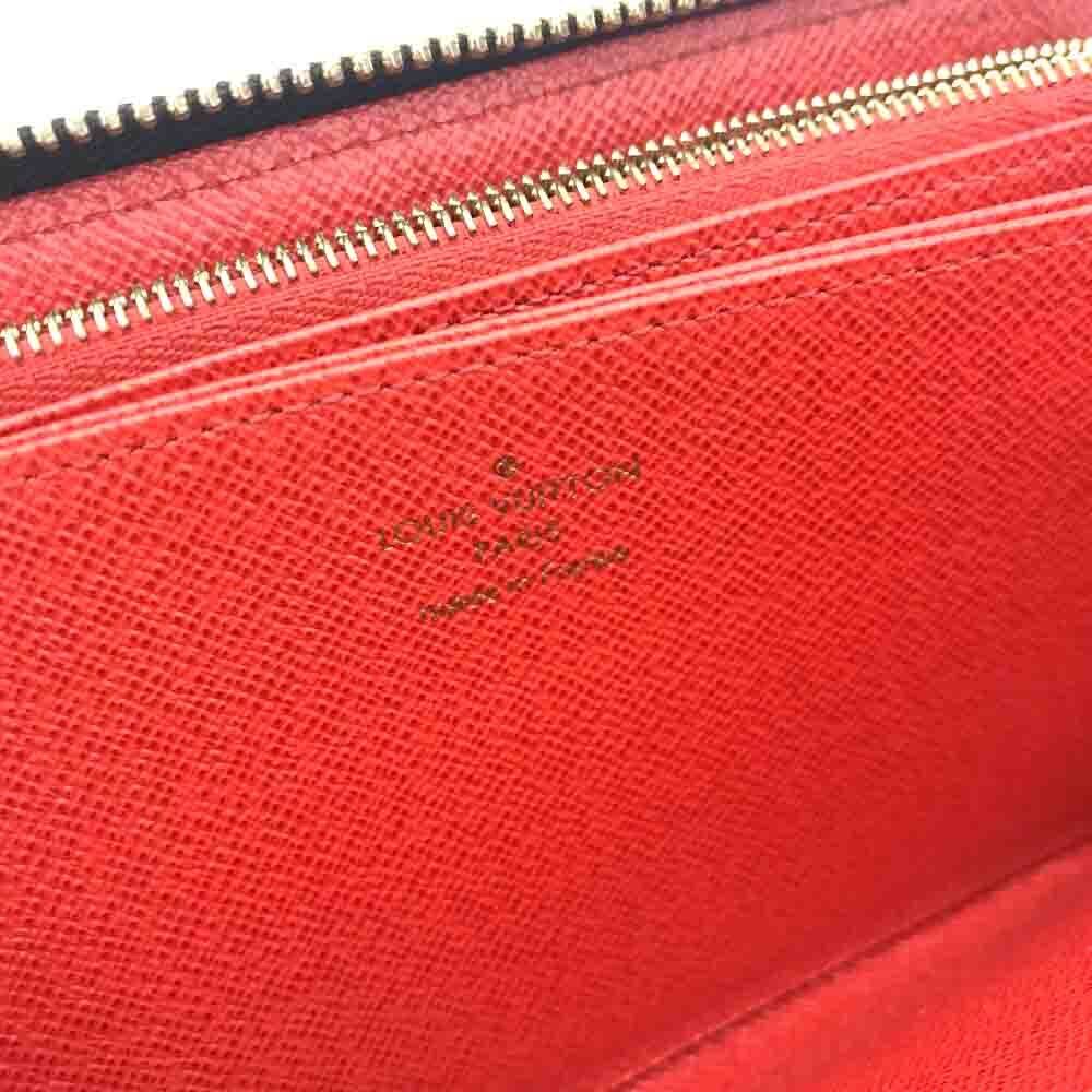 LOUIS VUITTON Monogram Zippy Wallet Rouge