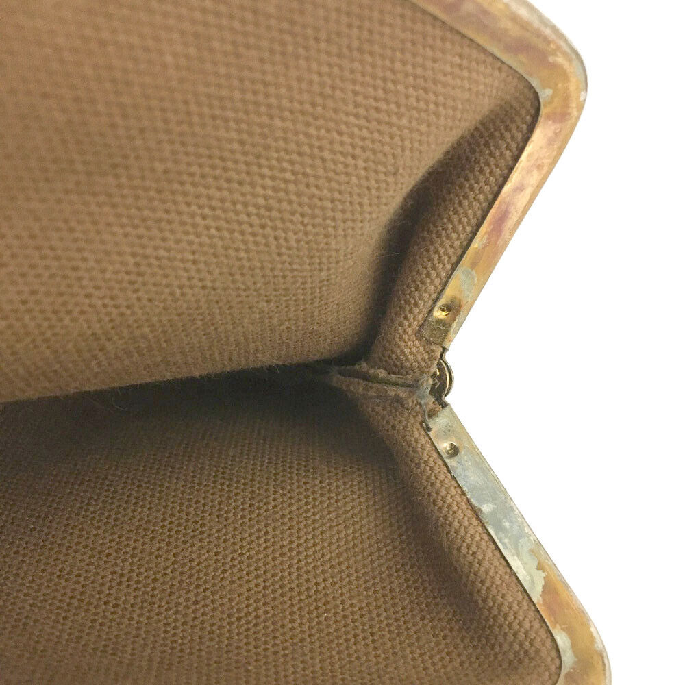 LOUIS VUITTON Vintage Kiss Lock Coin Purse