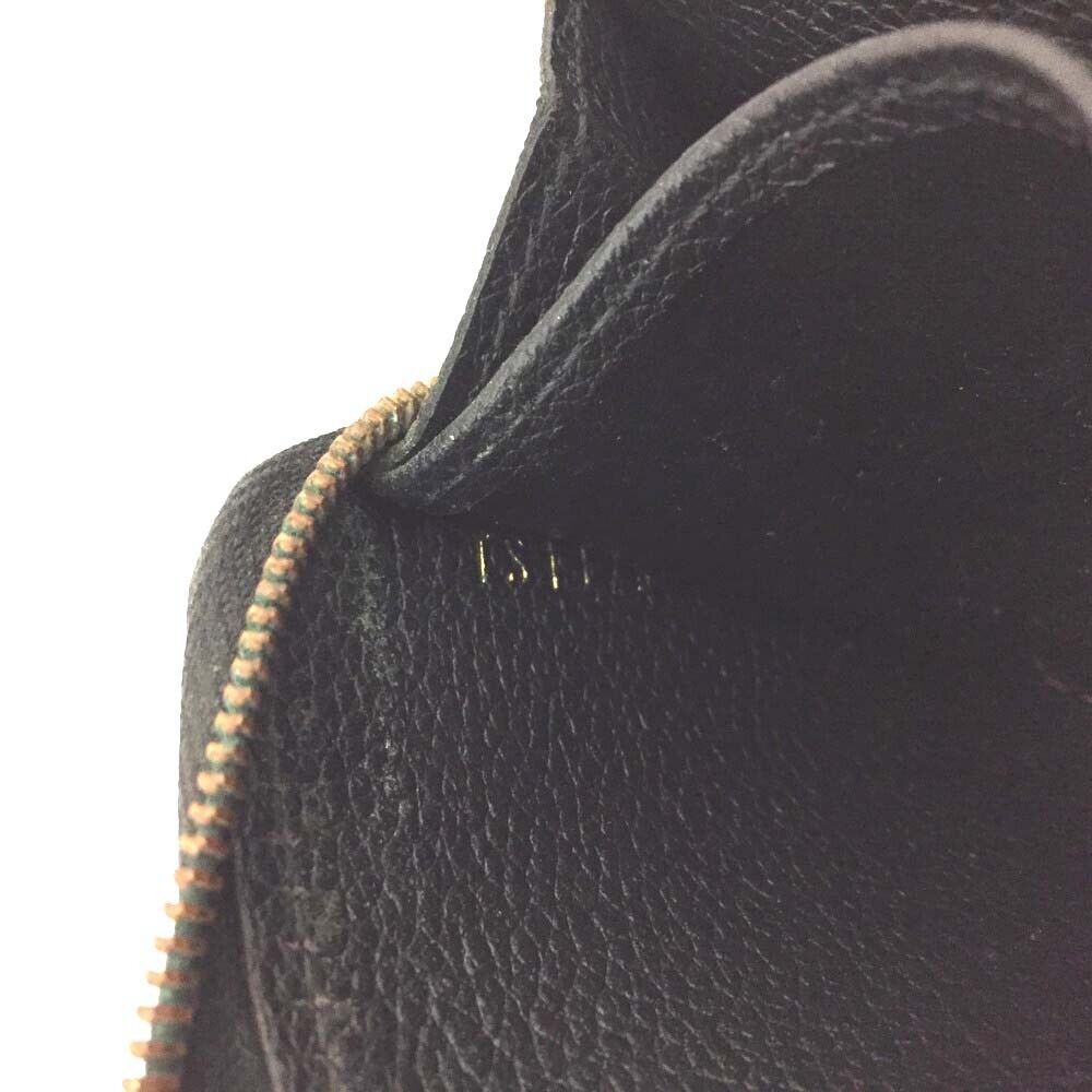 LOUIS VUITTON Empreinte Zippy Coin Purse Black TS1176