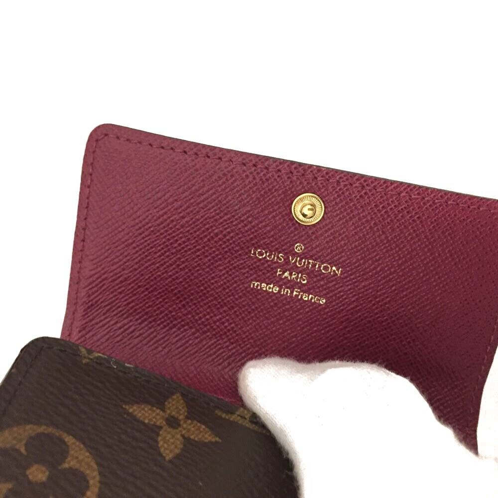 LOUIS VUITTON Monogram 6 Key Multicles Holder Fuchsia SP2105