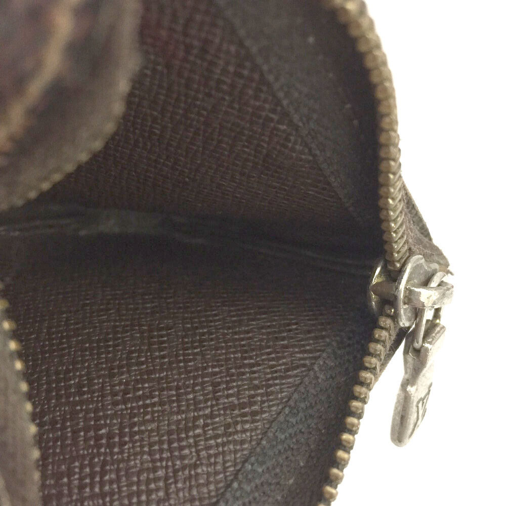 LOUIS VUITTON Damier Ebene Key Pouch Made in France USED