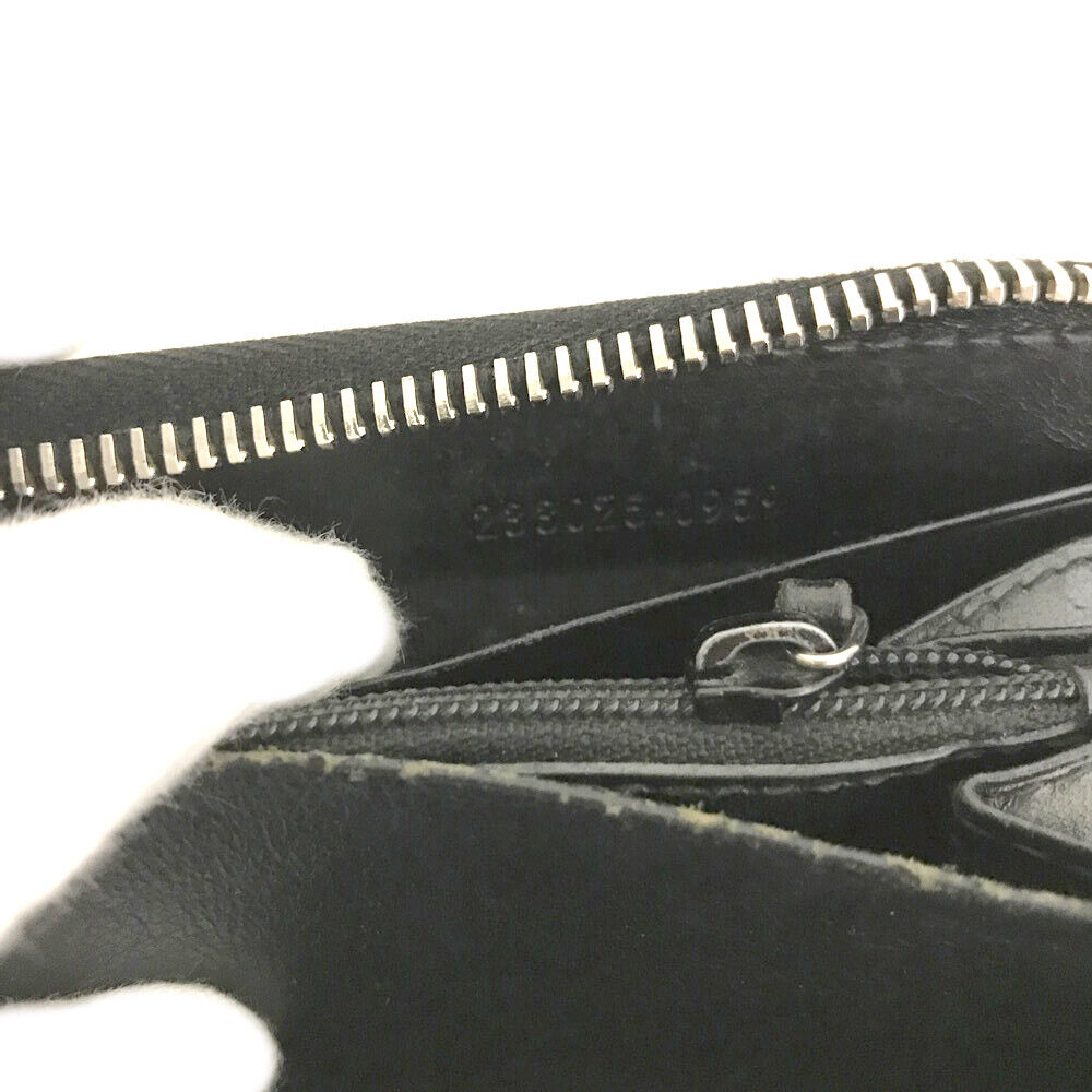 Gucci Monogram Margaux Calfskin Lovely Zip Around Wallet Beige Ebony Cocoa