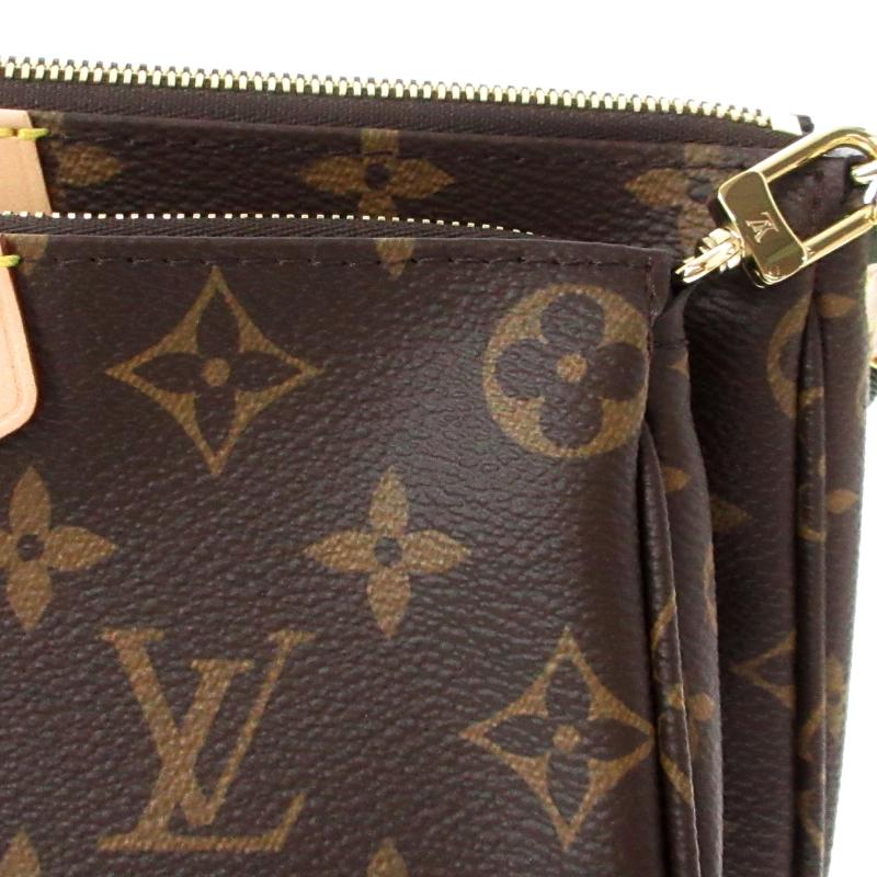 LOUIS VUITTON Monogram Multi Pochette Accessories Kaki