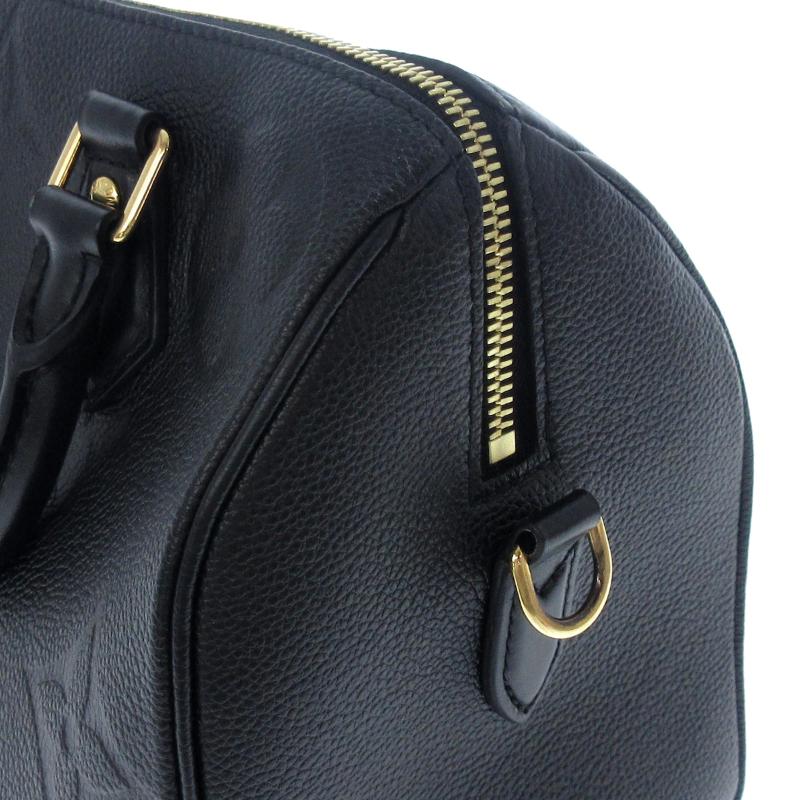 PRE-ORDER Louis Vuitton Empreinte Monogram Giant Speedy Bandouliere 25 Black RFID