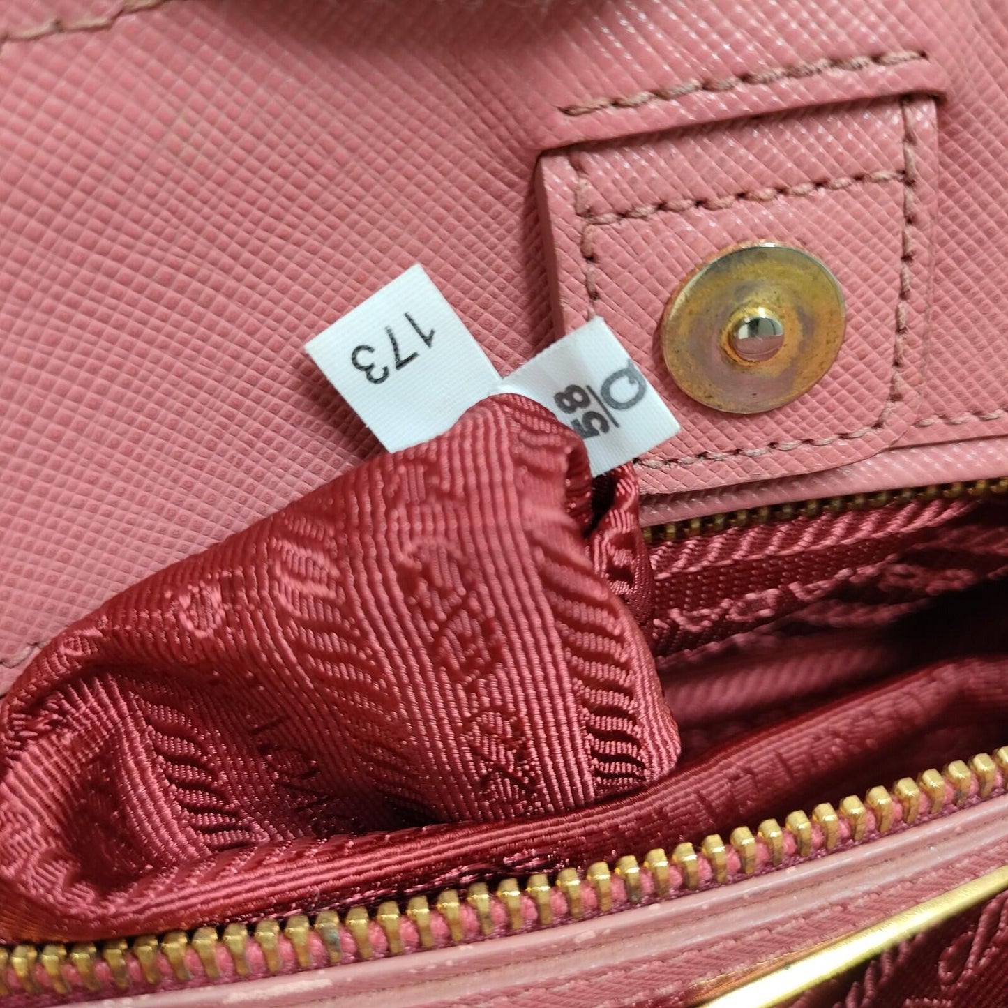 $4500 Prada Saffiano Lux Large Galleria Double Zip Tote Pink