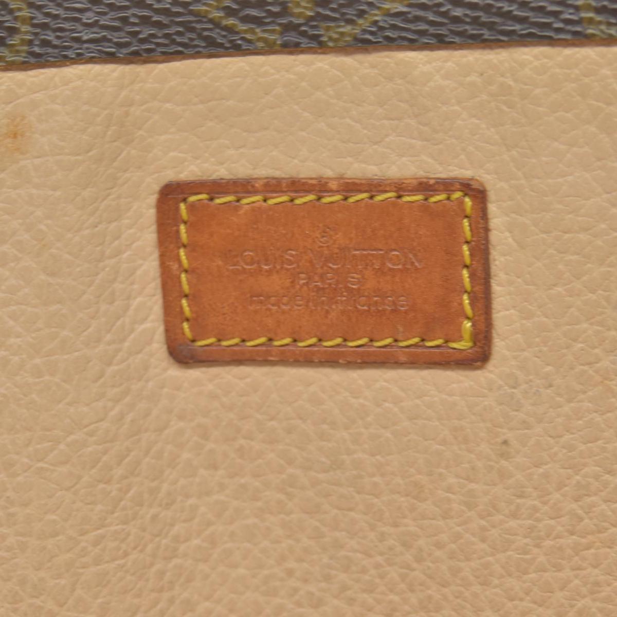 $1340 Louis Vuitton LV Hand Bag Sac Plat Brown Monogram