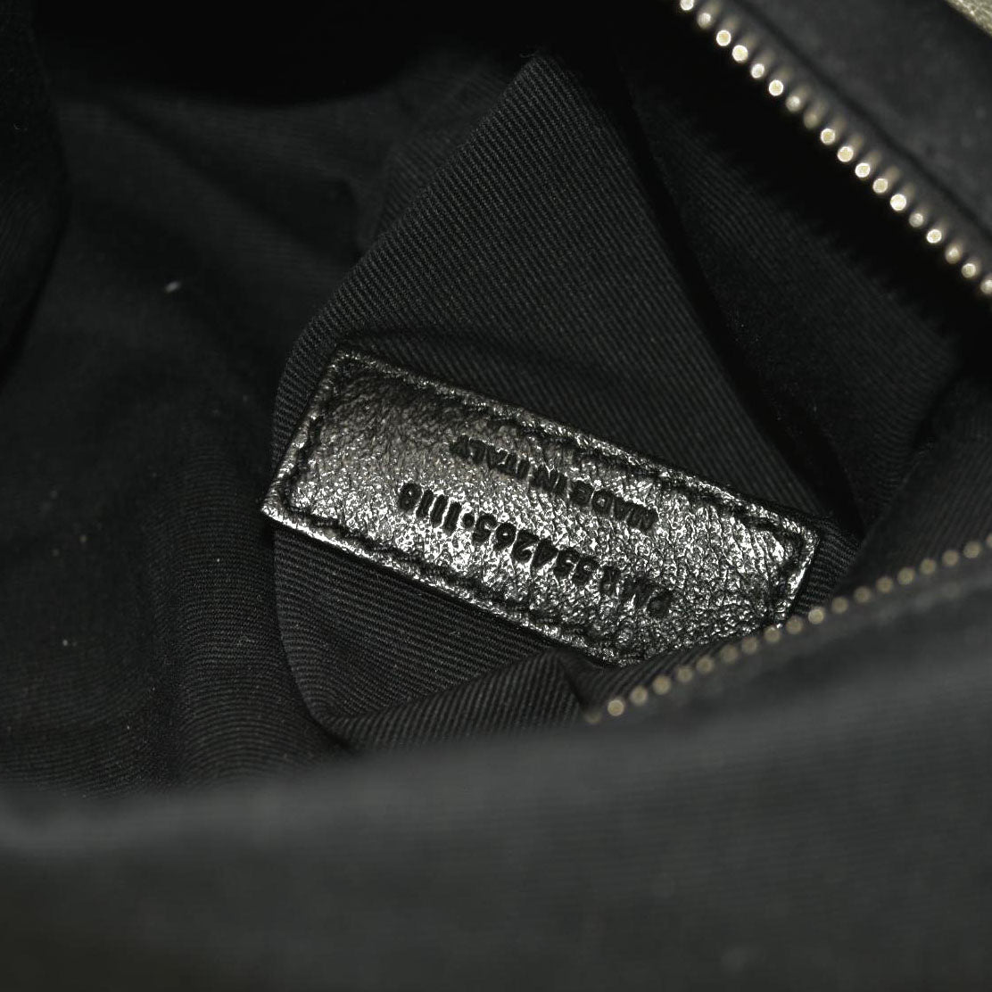 Saint Laurent Vintage Lambskin Chevron Monogram Large Nolita Crema Soft