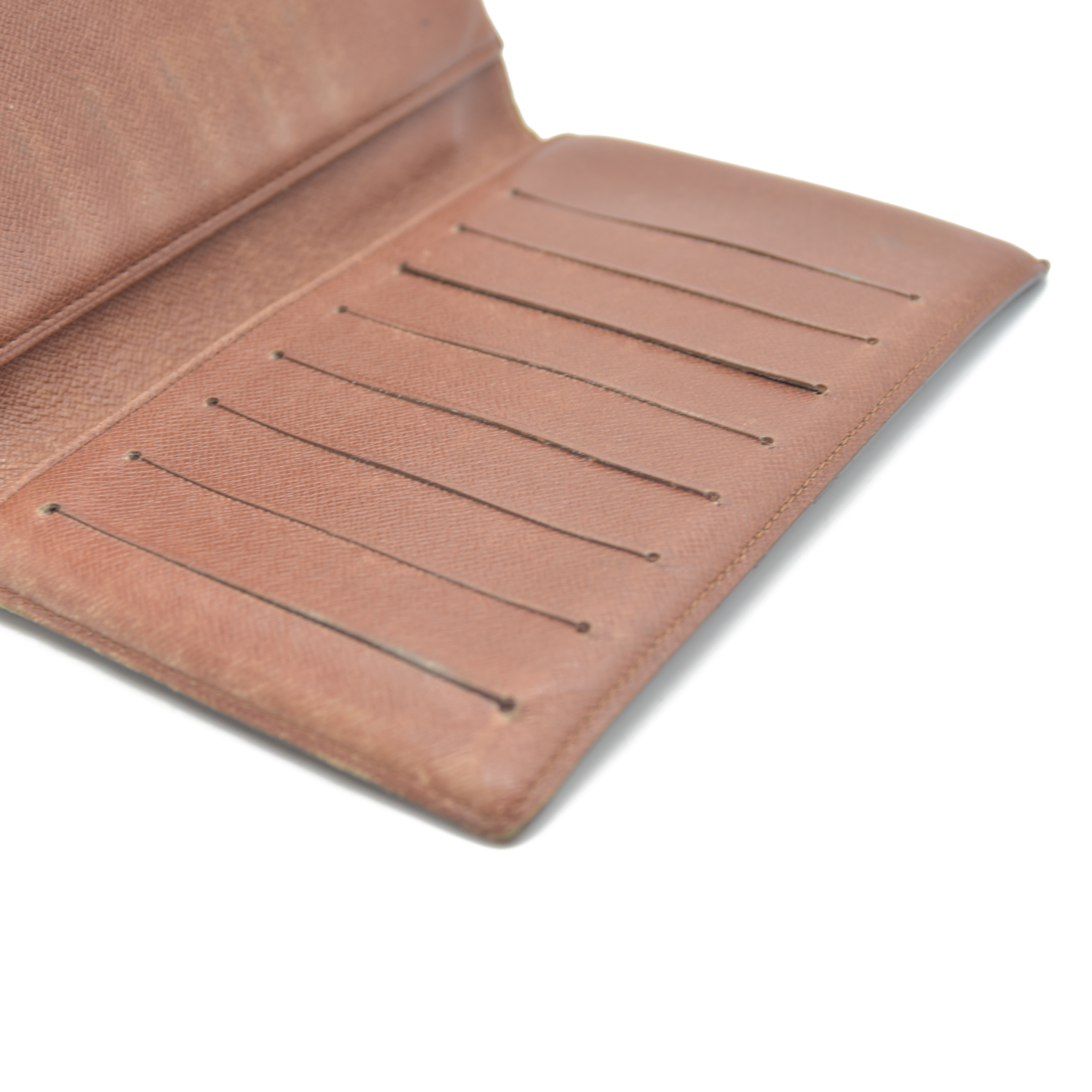 Louis Vuitton Monogram Pochette Passeport Trifold Wallet Brown AN0931