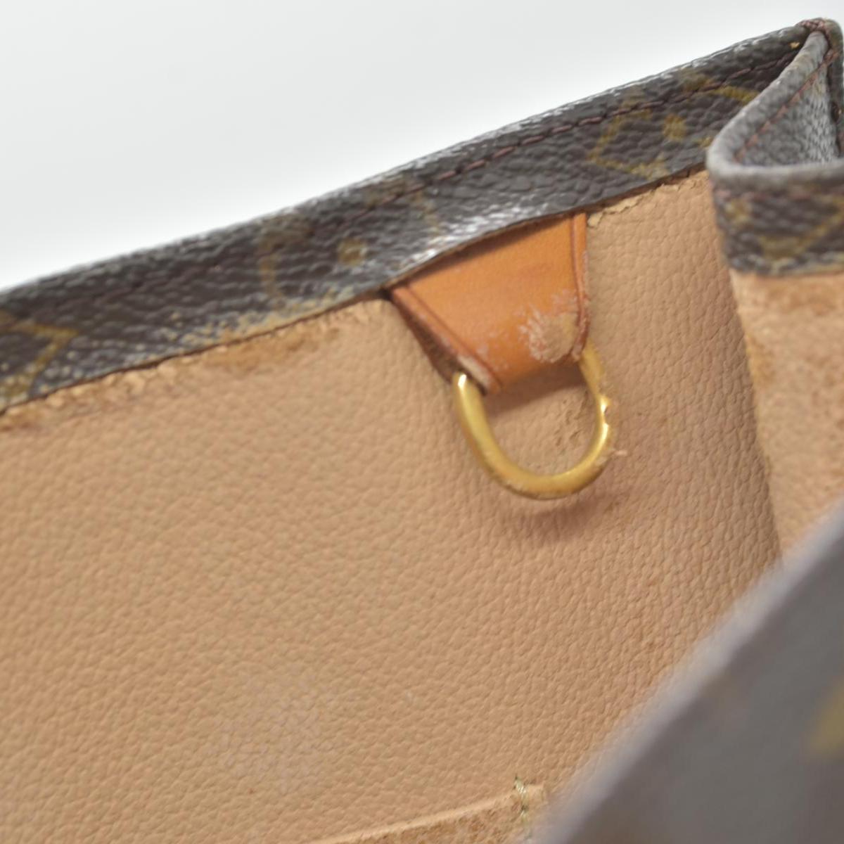 LOUIS VUITTON Monogram Sac Plat Hand Bag