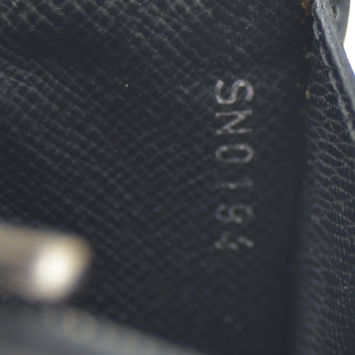Louis Vuitton Epi Pochette Cles NM Leather Wallet Coin Purse Black SN0194
