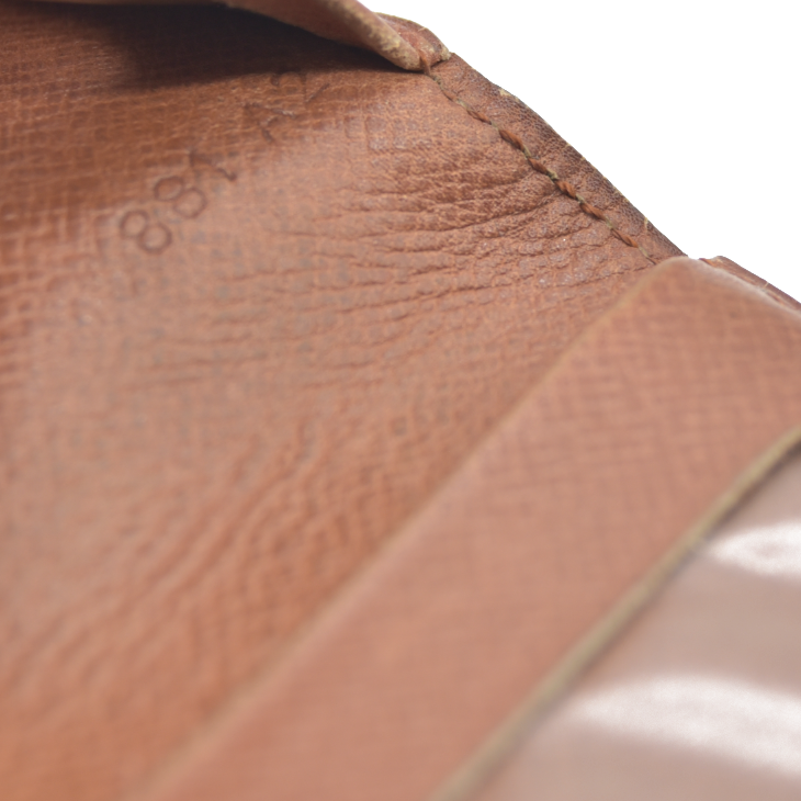 Louis Vuitton Monogram Porte 2 Cartes Vertical Pass Card Case Brown 881A2