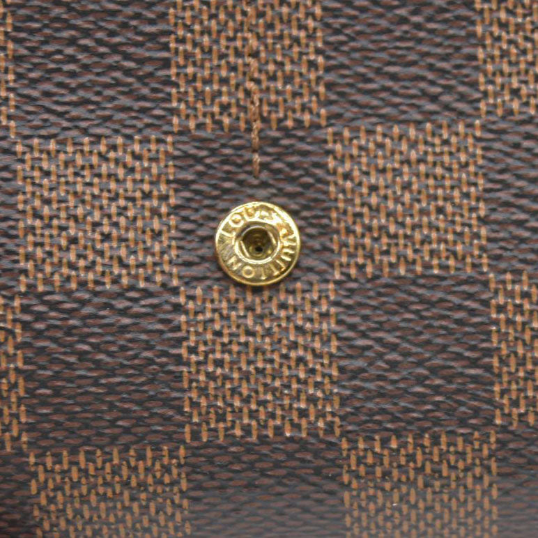 $775 Louis VuittonDamier Ebene Sarah Wallet NM CA1186