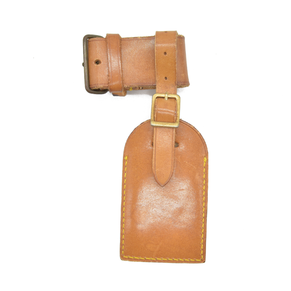Louis Vuitton Vachetta Luggage Tag and Handle Strap Set LARGE 1