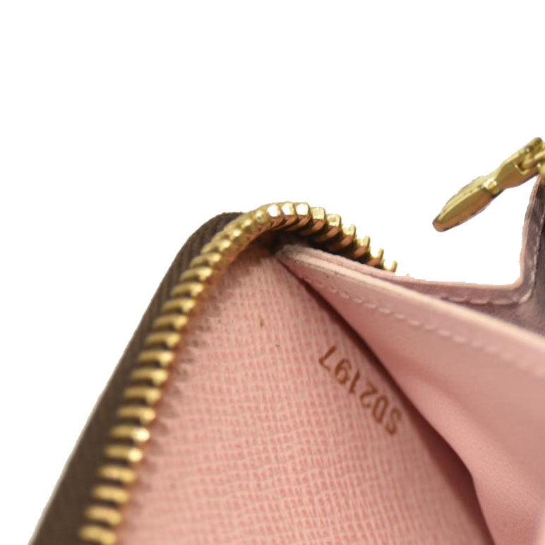 Louis Vuitton Monogram Clemence Wallet Rose Ballerine SD2197