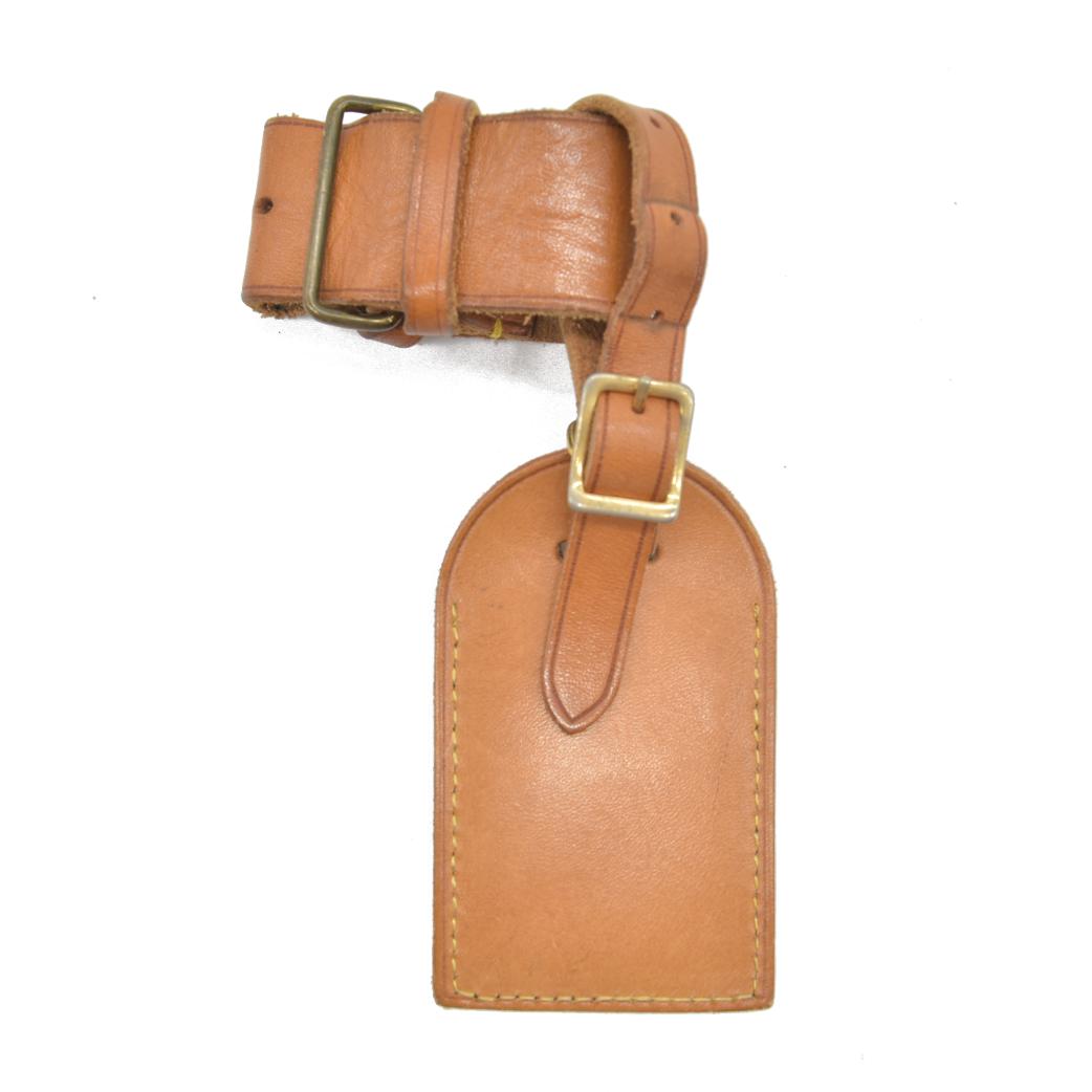 Louis Vuitton Vachetta Luggage Tag and Handle Strap Set LARGE 3