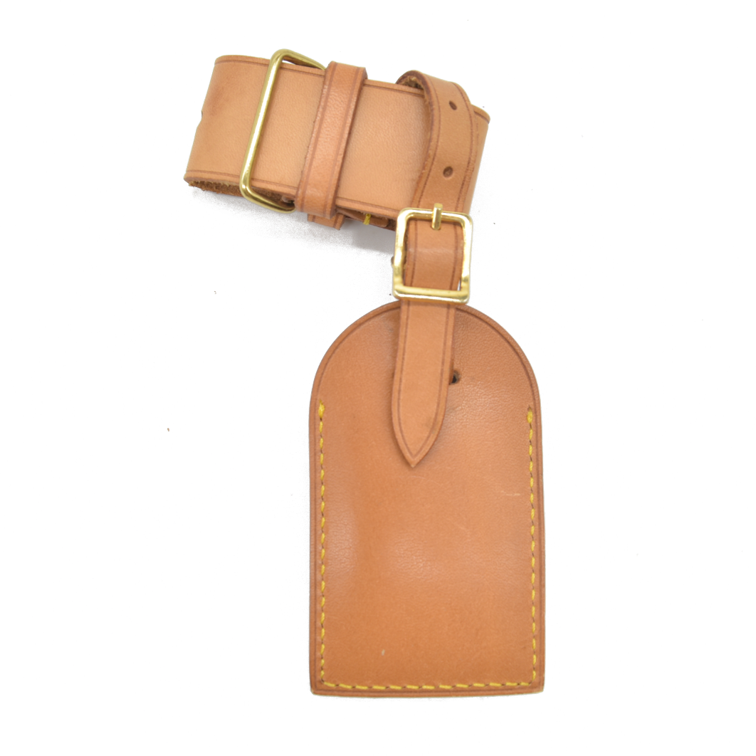 Louis Vuitton Vachetta Luggage Tag and Handle Strap Set LARGE 5