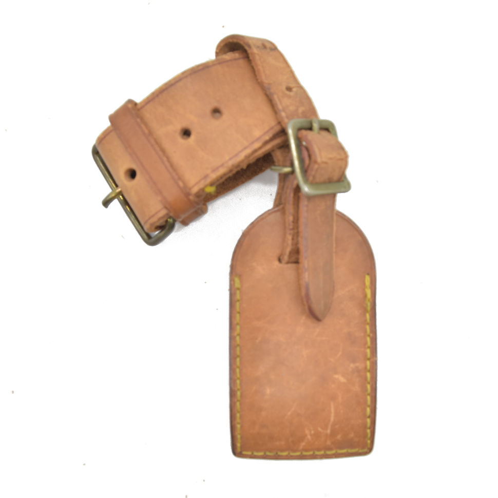 Louis Vuitton Vachetta Luggage Tag and Handle Strap Set SMALL 13