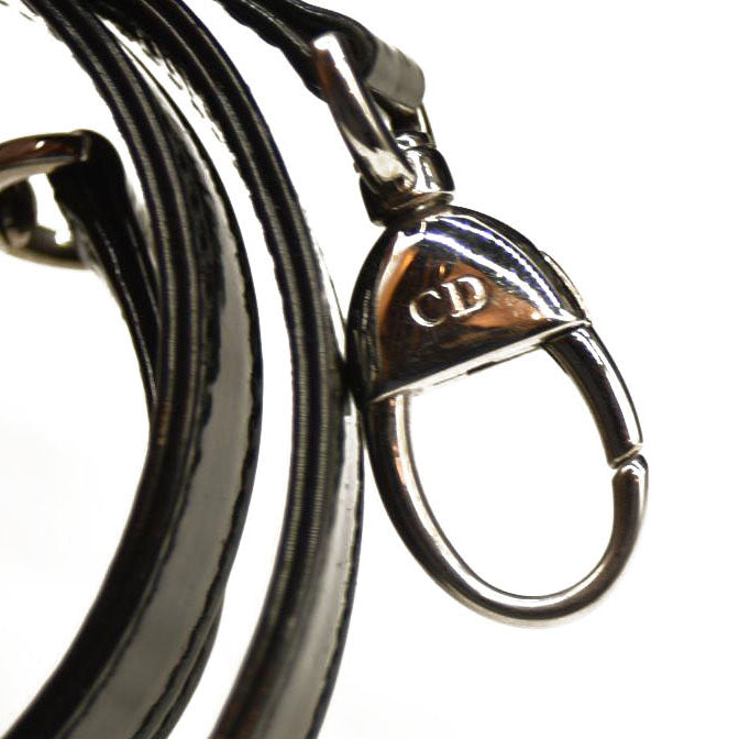 AUCTION $7000 Christian Dior Patent Cannage Large Lady Dior Black