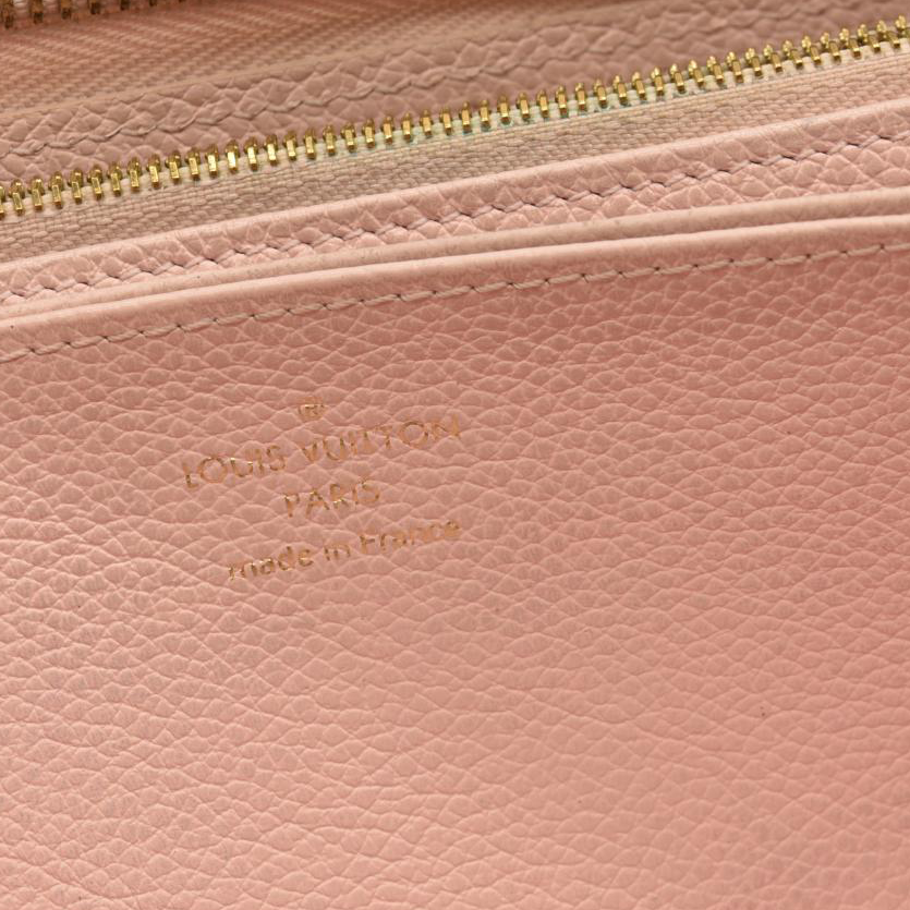 LOUIS VUITTON Empreinte Monogram Giant By The Pool Zippy Wallet Bouton De Rose