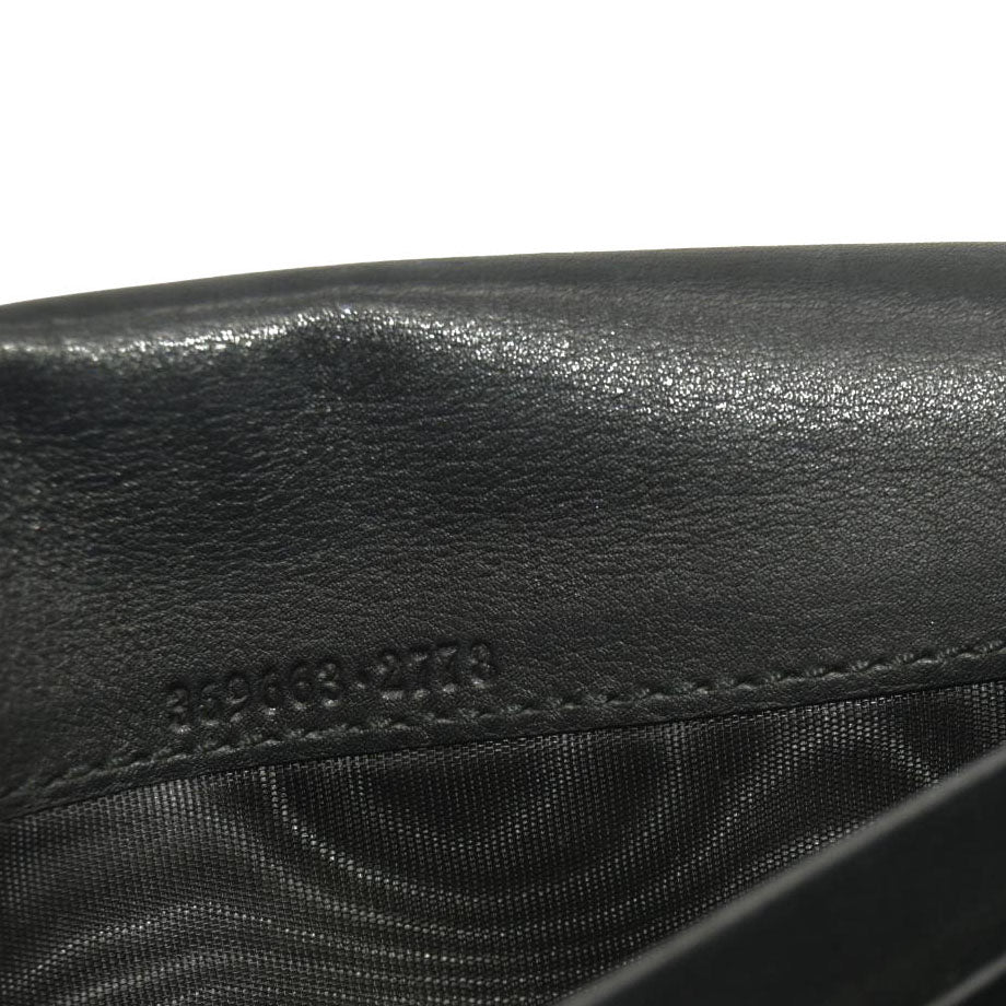 Gucci Calfskin Interlocking G Icon Wallet Black