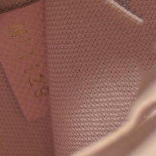 AUCTION $1720 Louis Vuitton Damier Azur Calfskin Pochette Felicie Eau De Rose