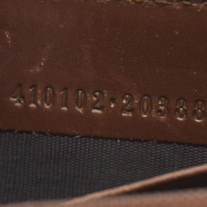 Gucci GG Supreme Monogram Cuoio Toscano Zip Around Wallet Beige Ebony Cuir CONSINGMENT