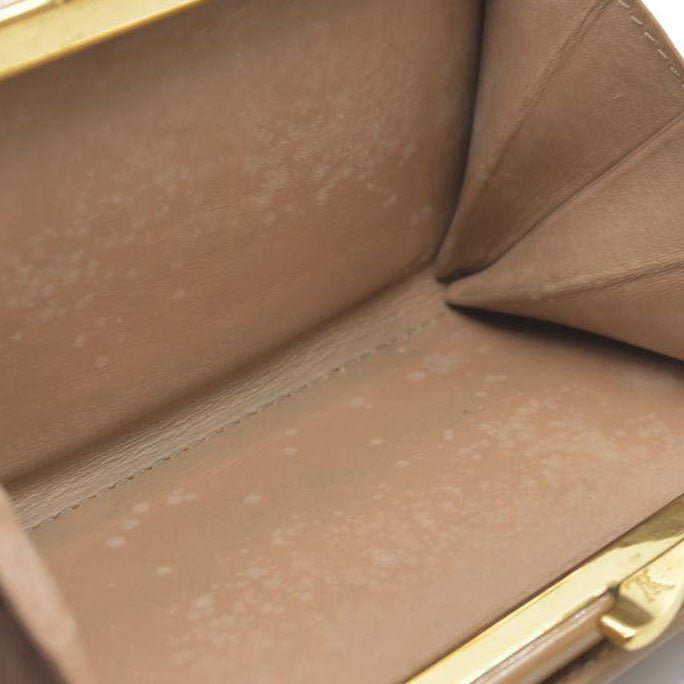 AUCTION $935 Louis Vuitton Vernis French Purse Wallet Beige