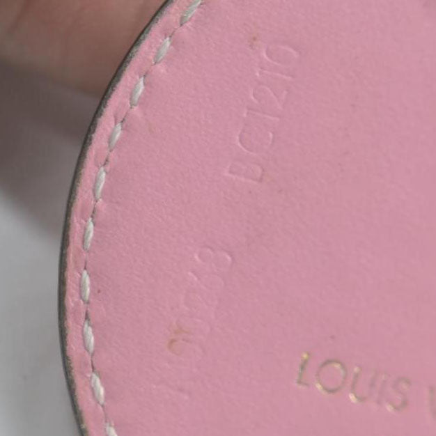 $370 Louis Vuitton Vernis Monogram Valentine's Heart Bag Charm & Key Holder CONSIGNMENT