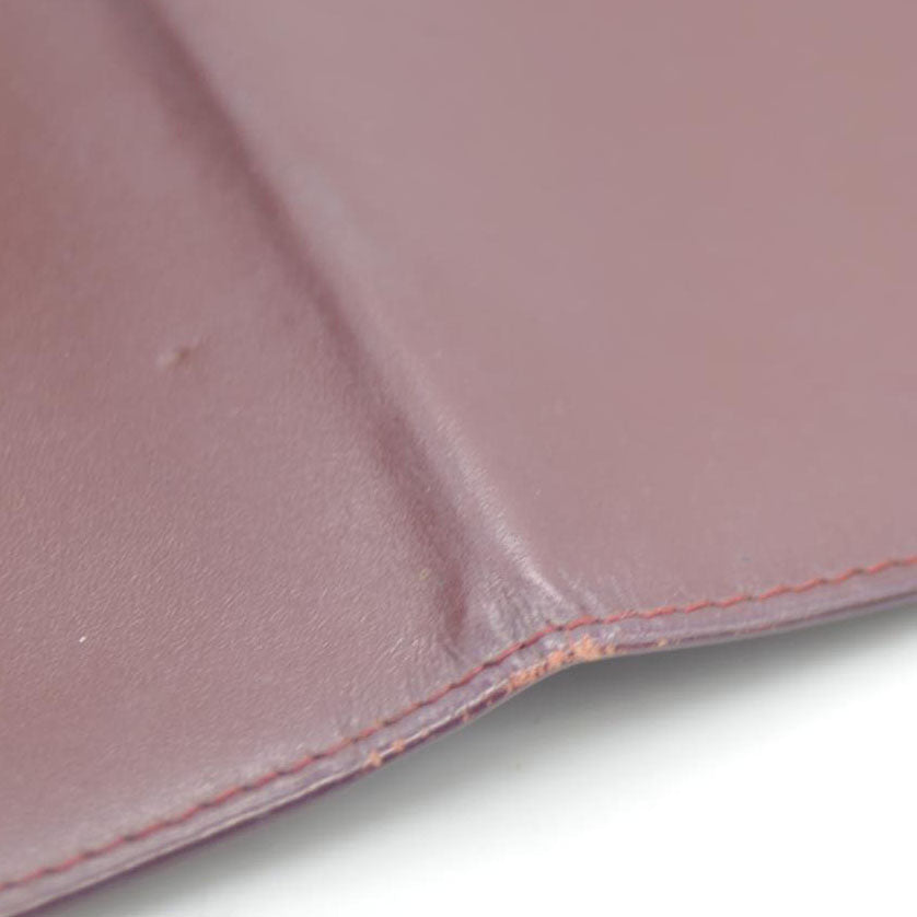 Must de Cartier Leather Long Bifold Wallet