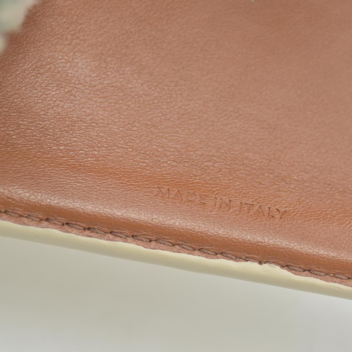 $690 Celine Triomphe Canvas Small Triomphe Wallet White CONSIGNMENT