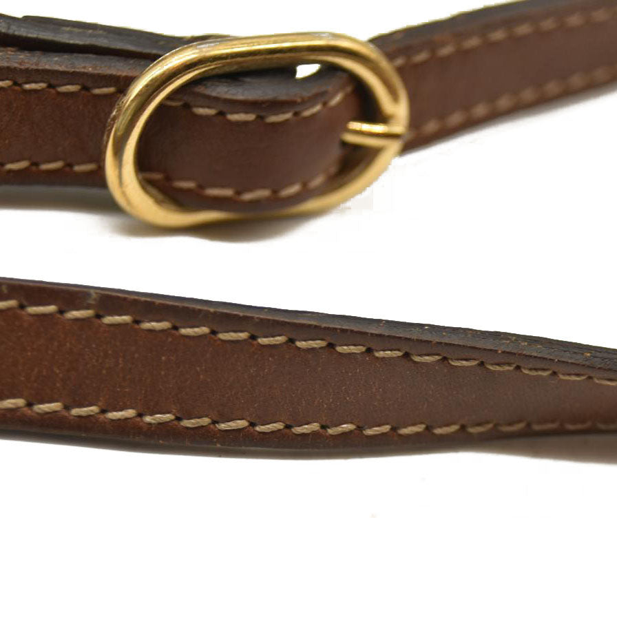 Gucci GG Supreme Monogram Cuoio Toscano Small Boston Beige Ebony Cuir