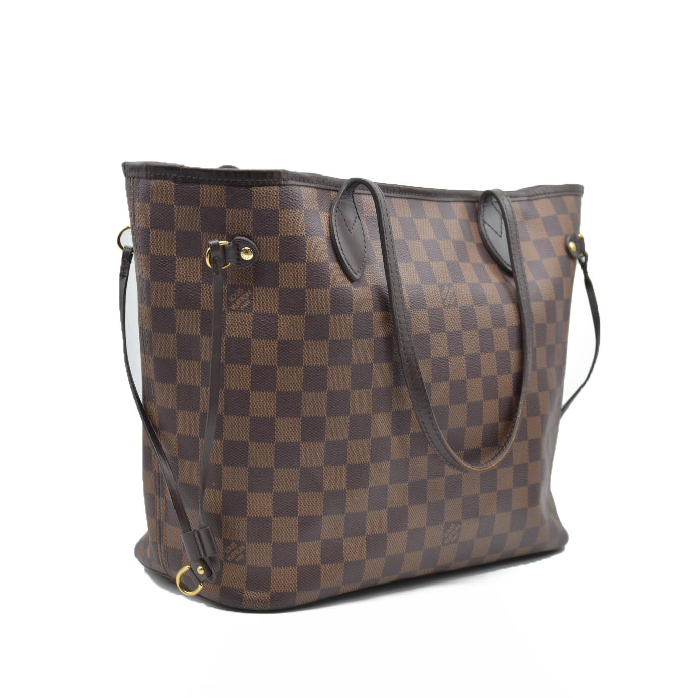 $2130 Louis Vuitton 2020 Damier Ebene Neverfull MM