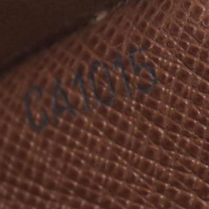 $560 Louis Vuitton Monogram Porte-Monnaie Tresor Wallet CONSIGNMENT CA1015