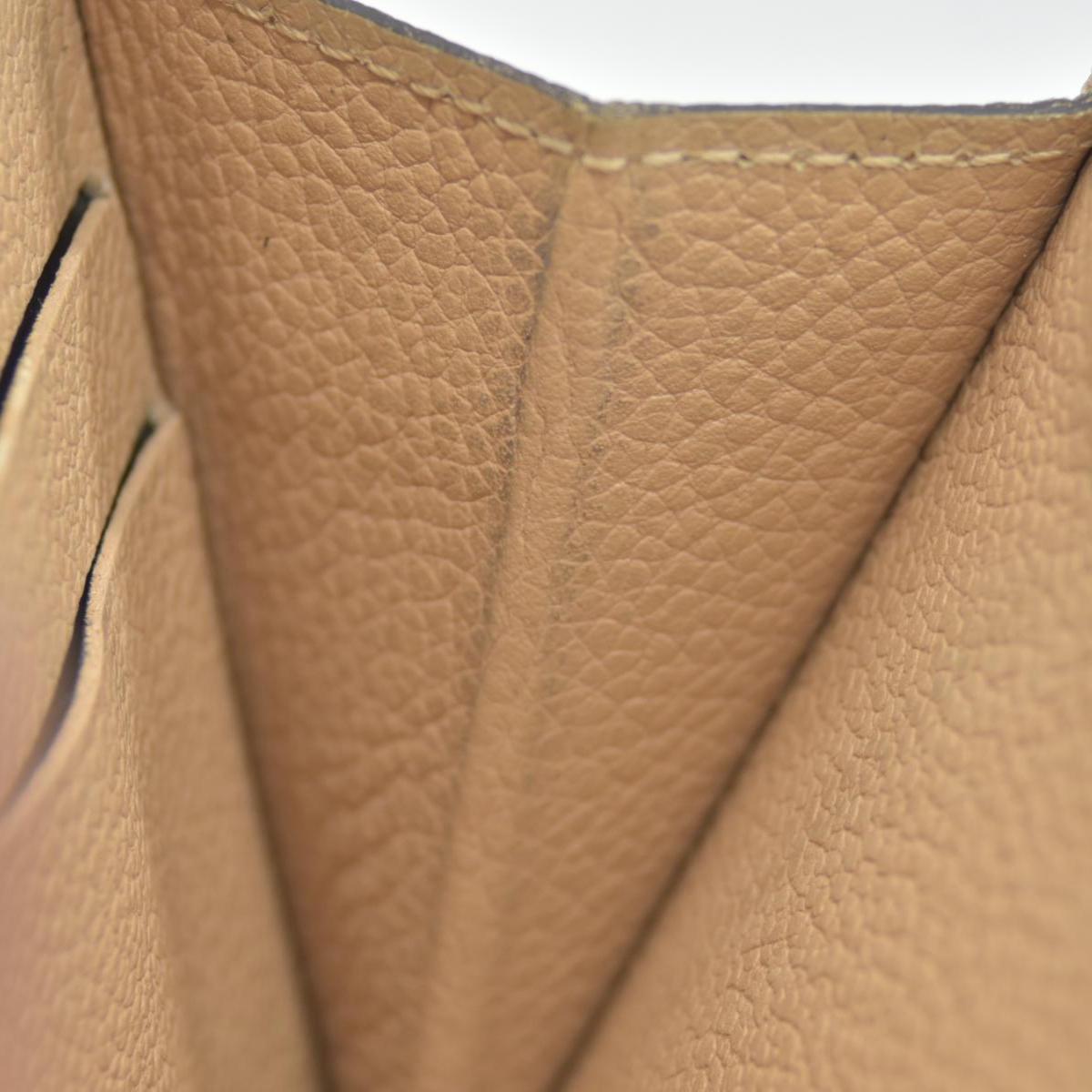 $1170 2015 Louis Vuitton Empreinte Clemence Wallet Dune CONSIGNMENT SP2145