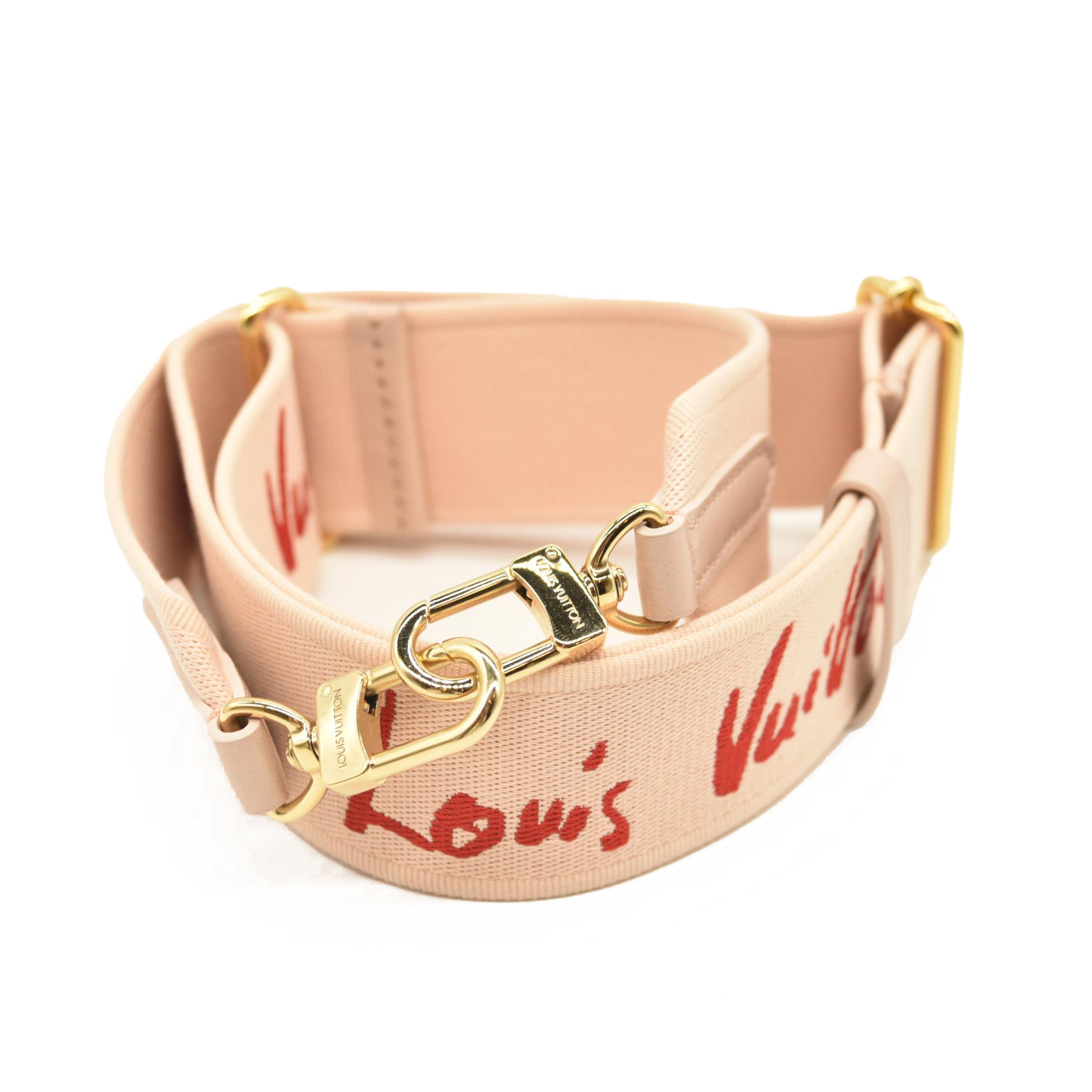 LOUIS VUITTON Lambskin Embossed Monogram Fall In Love Coussin PM Dragée Light Pink RFID