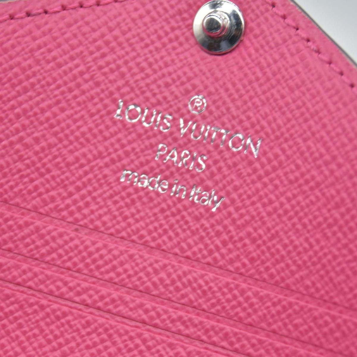 $480 Louis Vuitton Monogram LV Colormania Kirigami Card Holder Pondichery Pink
