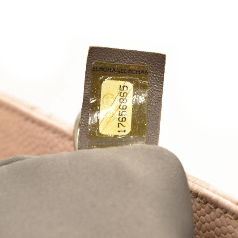 CHANEL Caviar Quilted Grand Shopping Tote GST Light Pink 17*