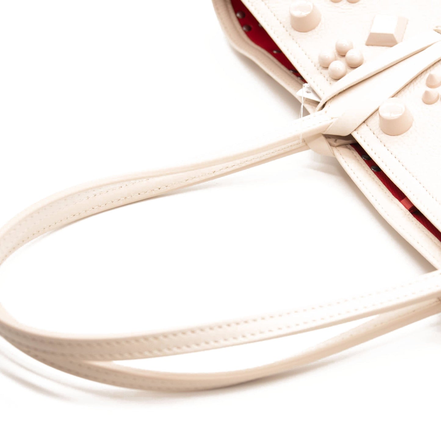 NEW $1890 Christian Louboutin Cabata Empire Spike Studded Leather Tote Bag