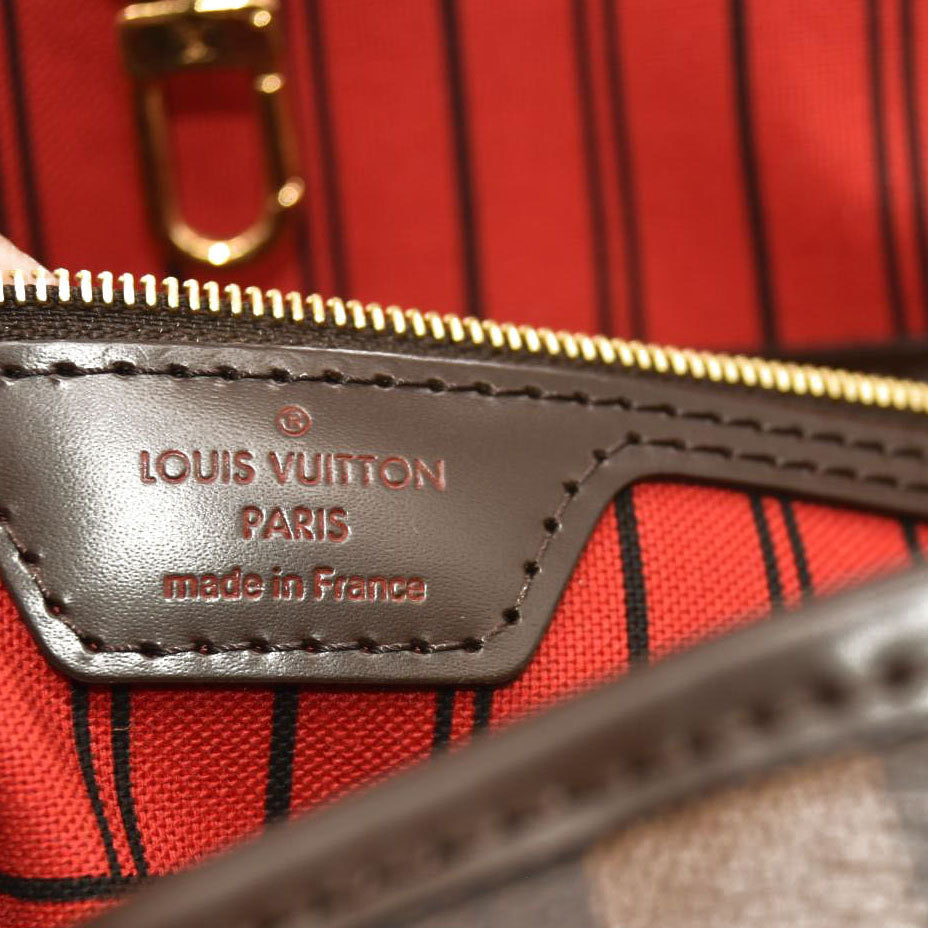 LOUIS VUITTON Damier Ebene Neverfull MM DK327