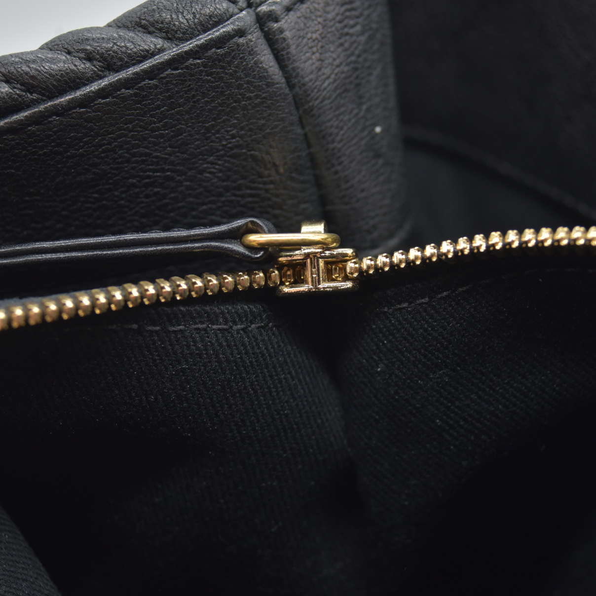 Chanel Wrinkled Lambskin Chevron Quilted Surpique Tote