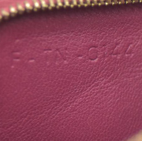 CELINE Logo Leather Coin Purse Wallet Bicolor