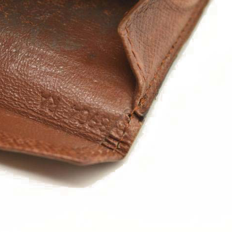 USED LOUIS VUITTON Monogram Porte-Monnaie Plat Coin Purse