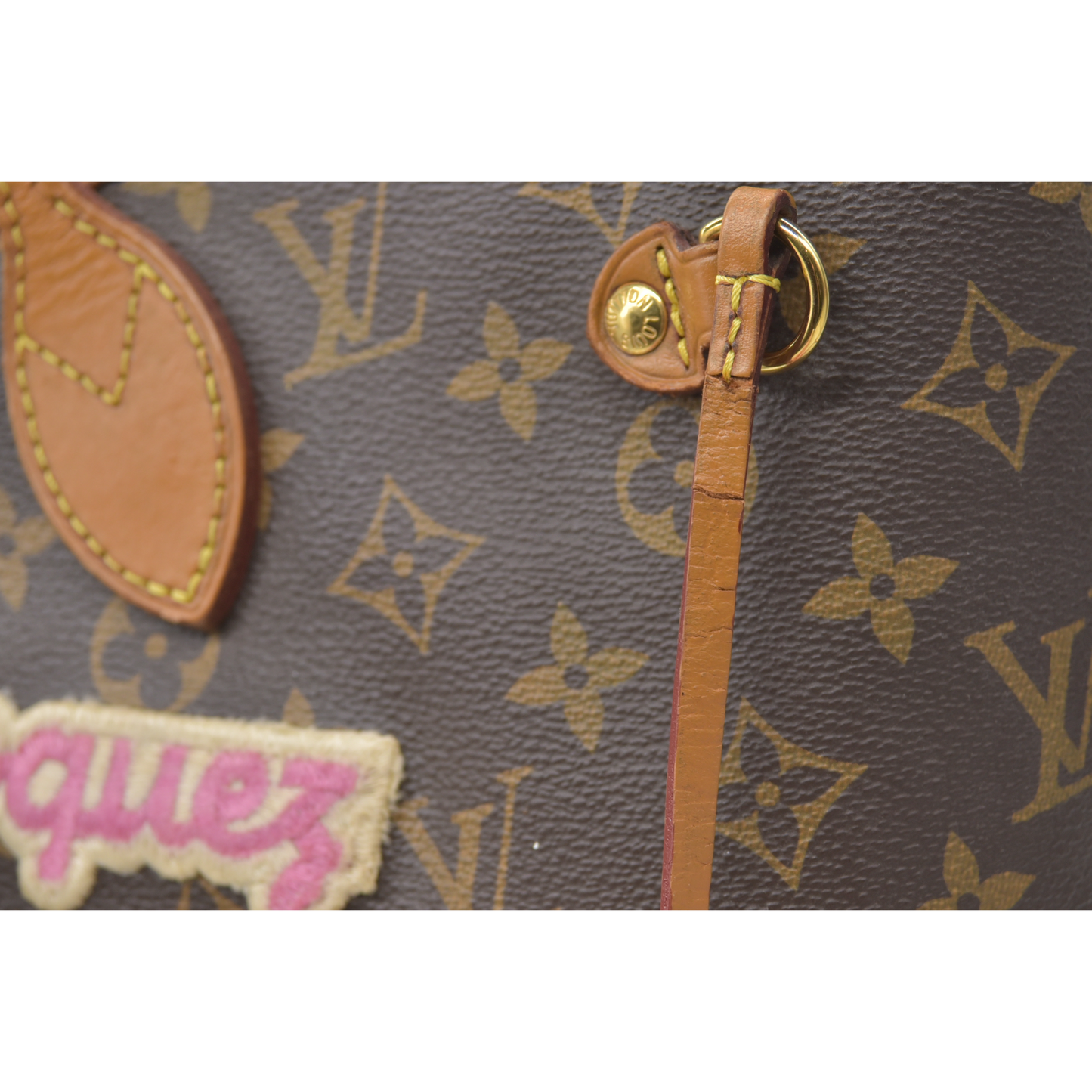 $2490 Louis Vuitton Monogram Travel Stickers Neverfull MM 2018 AR3168