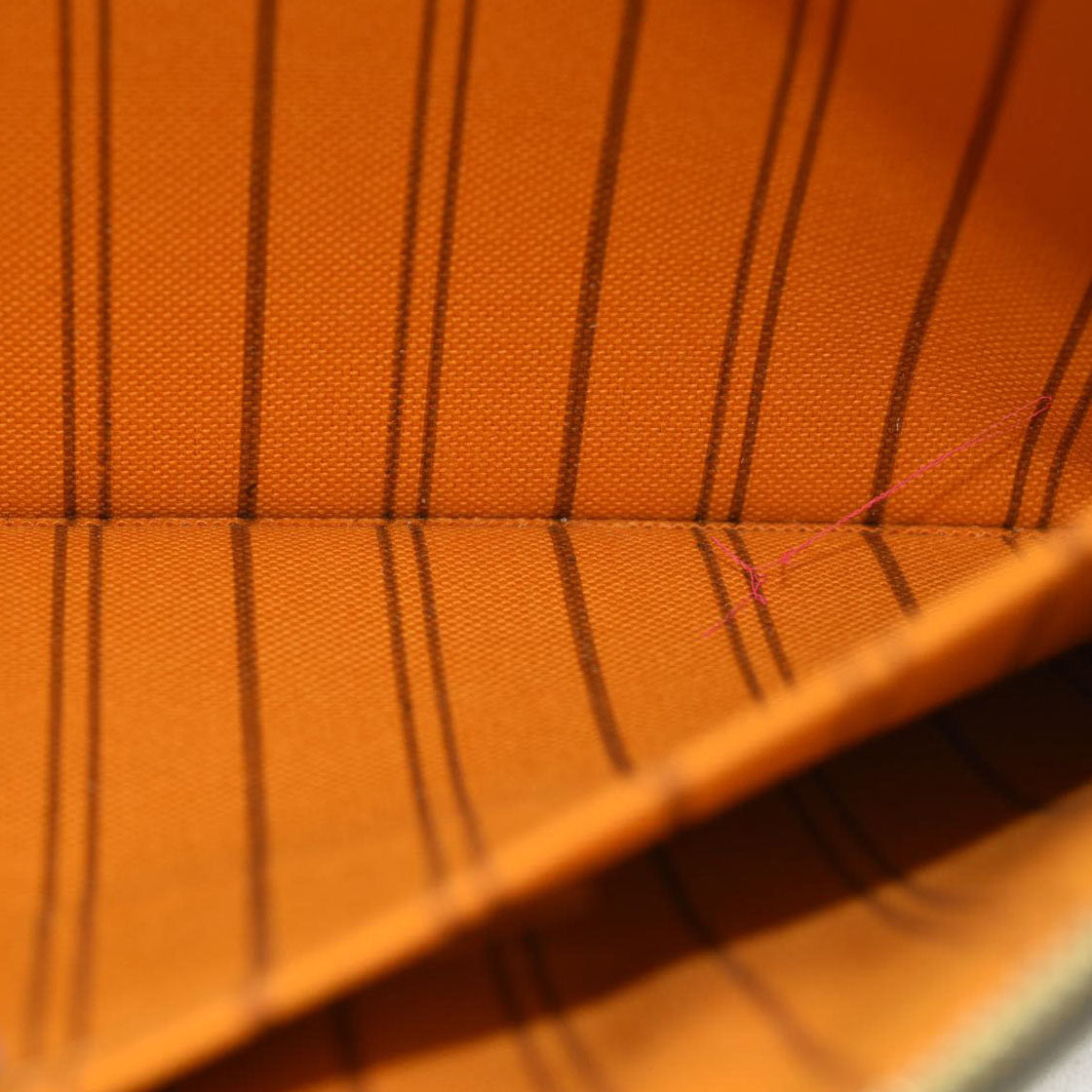 Louis Vuitton Damier Azur Braided Neverfull MM Orange