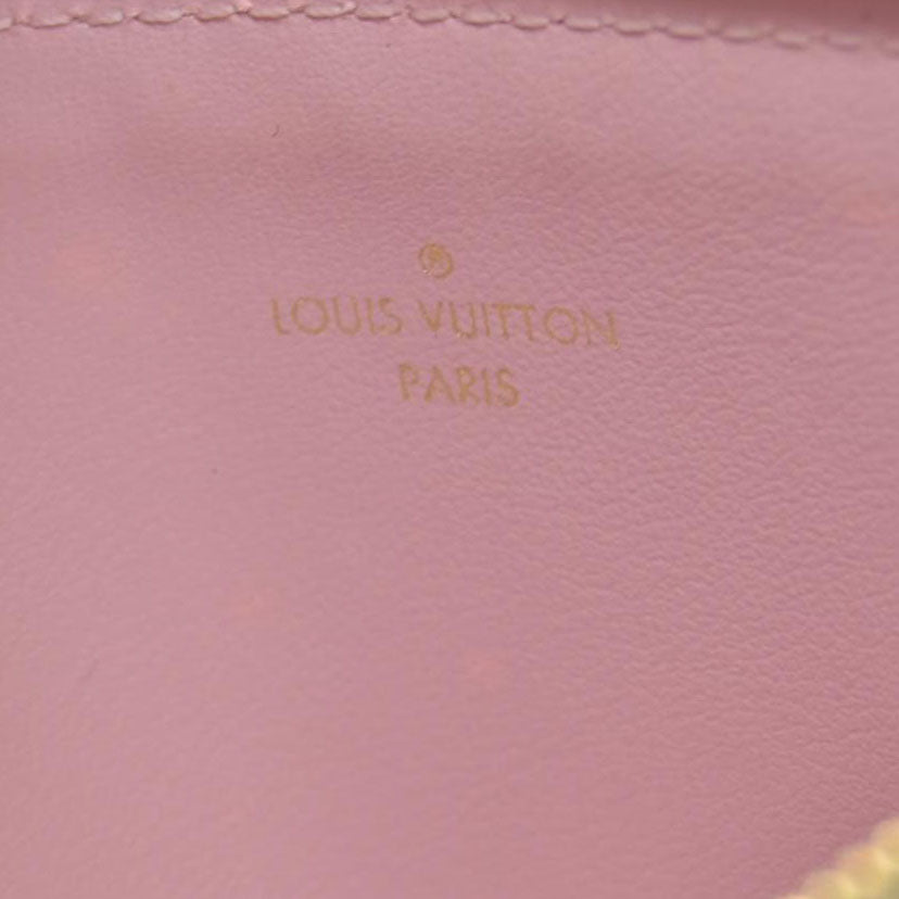$500 Louis Vuitton Damier Azur Felicie Zipped Insert Rose Ballerine