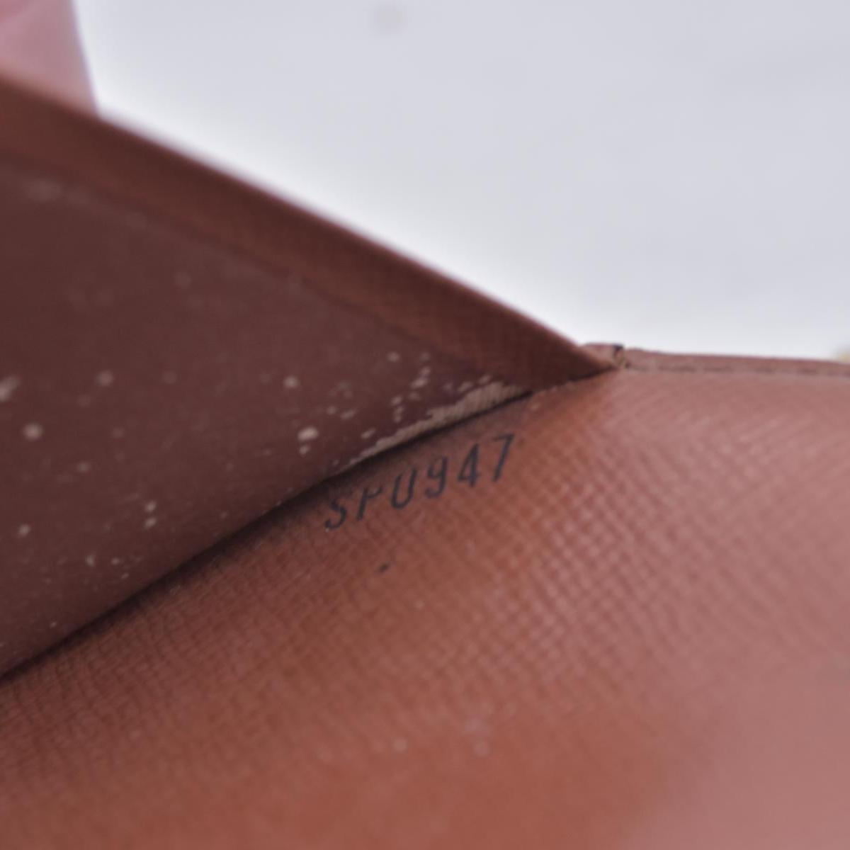 $715 1997 LOUIS VUITTON Monogram Agenda MM Medium Ring Planner Cover Brown SP0947 10021367