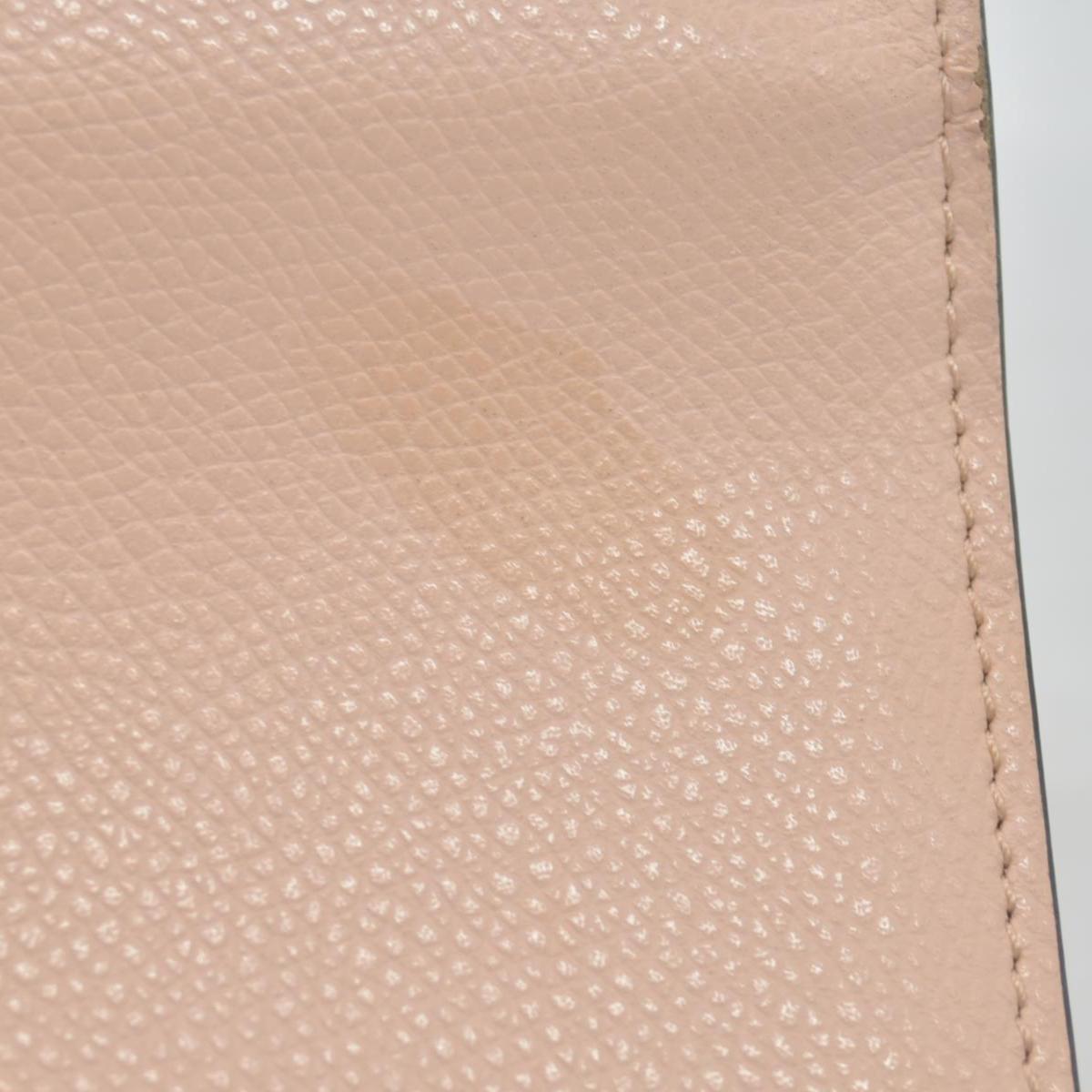 $795 FENDI Vitello Cruise F is Fendi Envelope Wallet Pale Pink