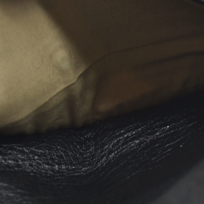 AUCTION $550 Chloe Lily Leather Zip Around Long Wallet Purse Black