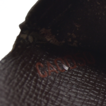 AUCTION $425 Louis Vuitton Damier Portefeuille Marco Bifold Wallet Brown CA0050